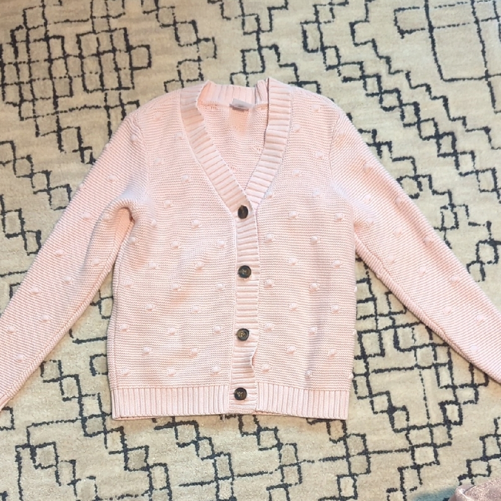 Hannah Anderson Button-Up Sweater Size 8